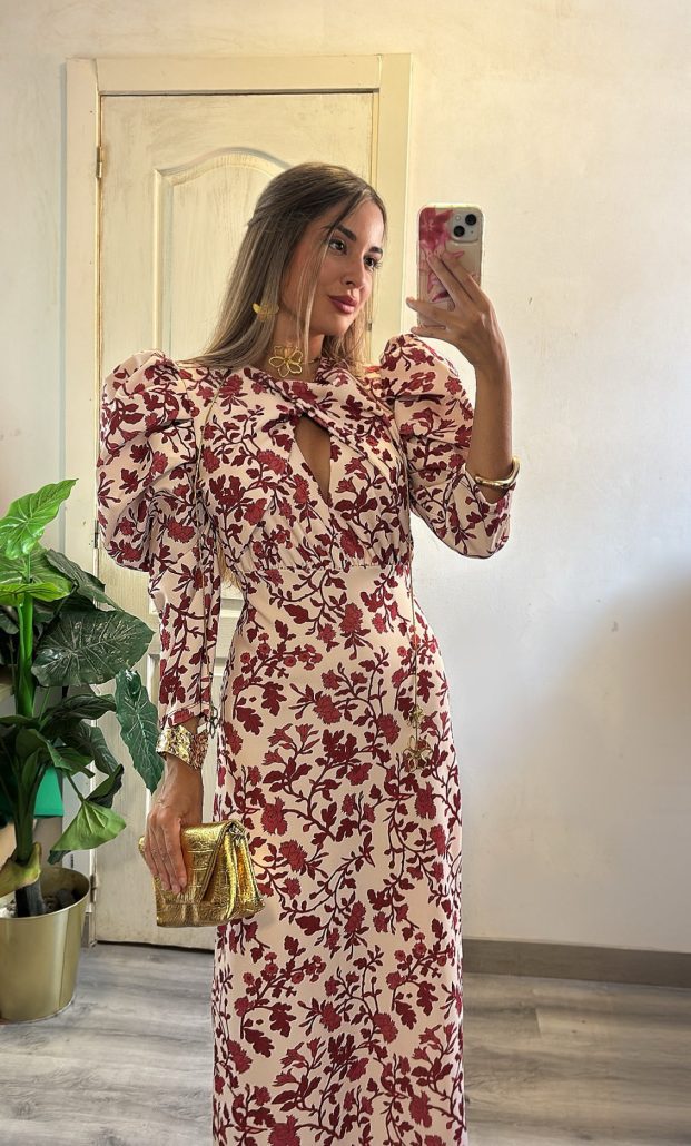 Vestido Carlota estampado