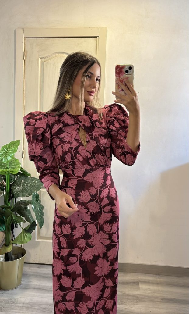 Vestido Carlota estampado