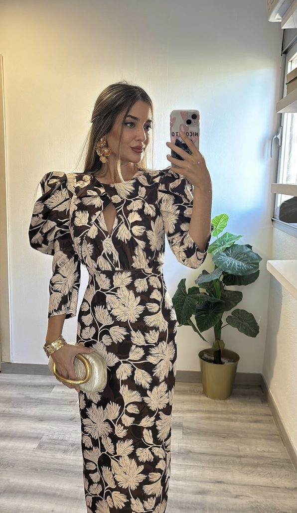 Vestido Carlota estampado
