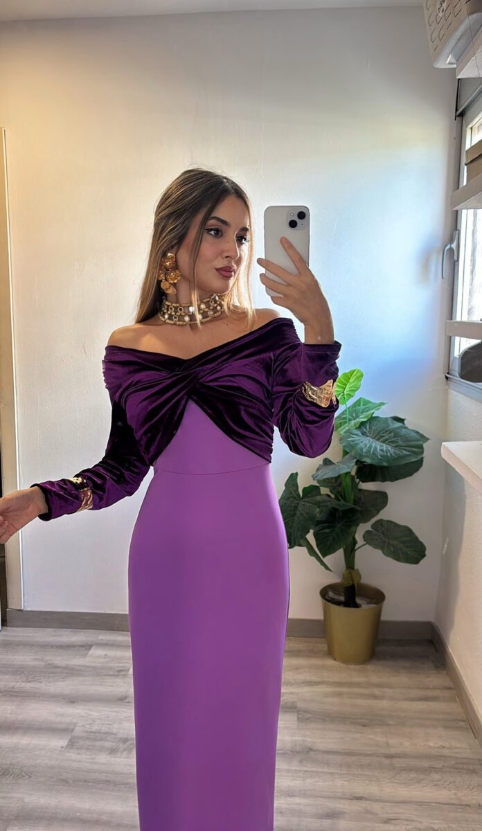 Vestido Clara terciopelo