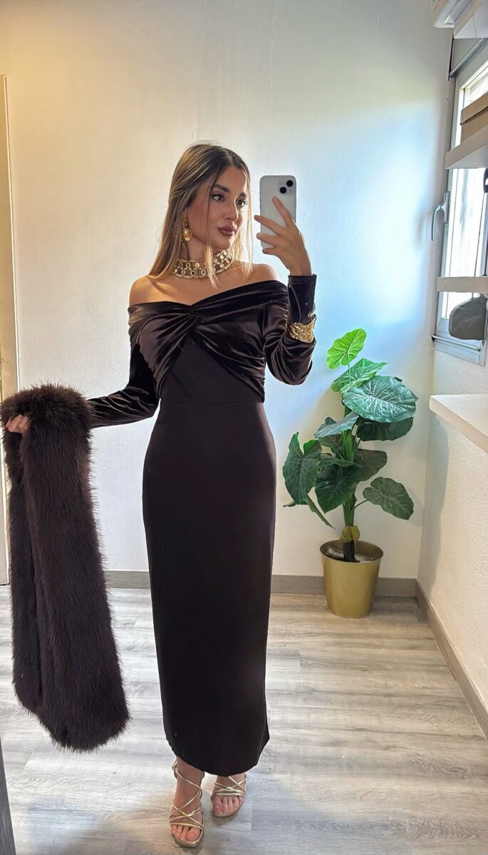 Vestido Clara terciopelo - Imagen 3