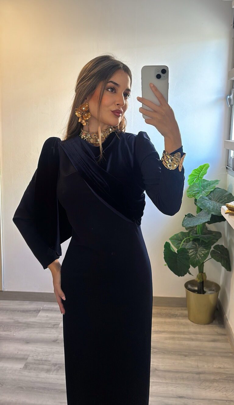 vestido amaia terciopelo