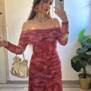 vestido vega estampado