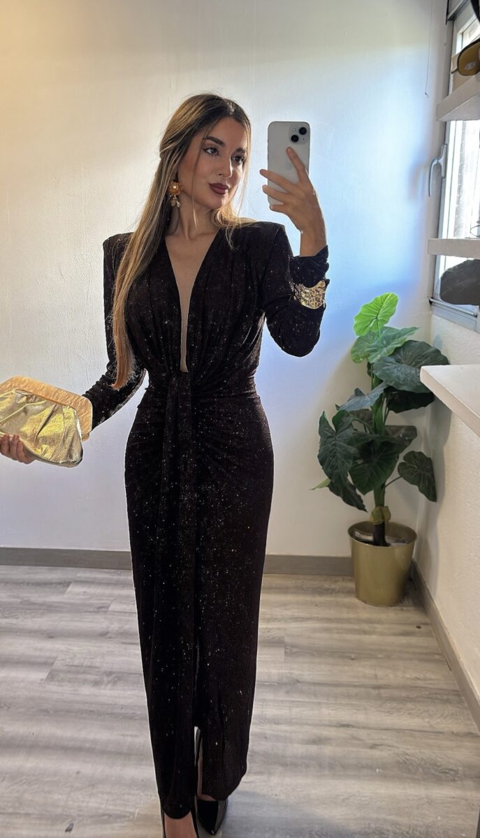 Vestido Anabel purpurina - Imagen 4