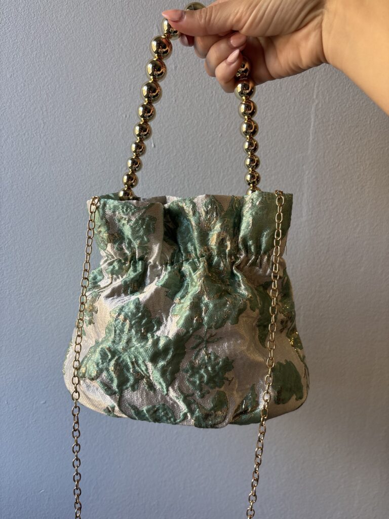 bolso saquito estampado