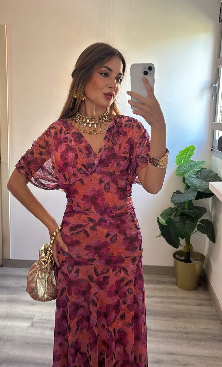 vestido vivi estampado