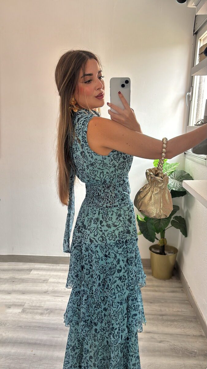 vestido ada estampado
