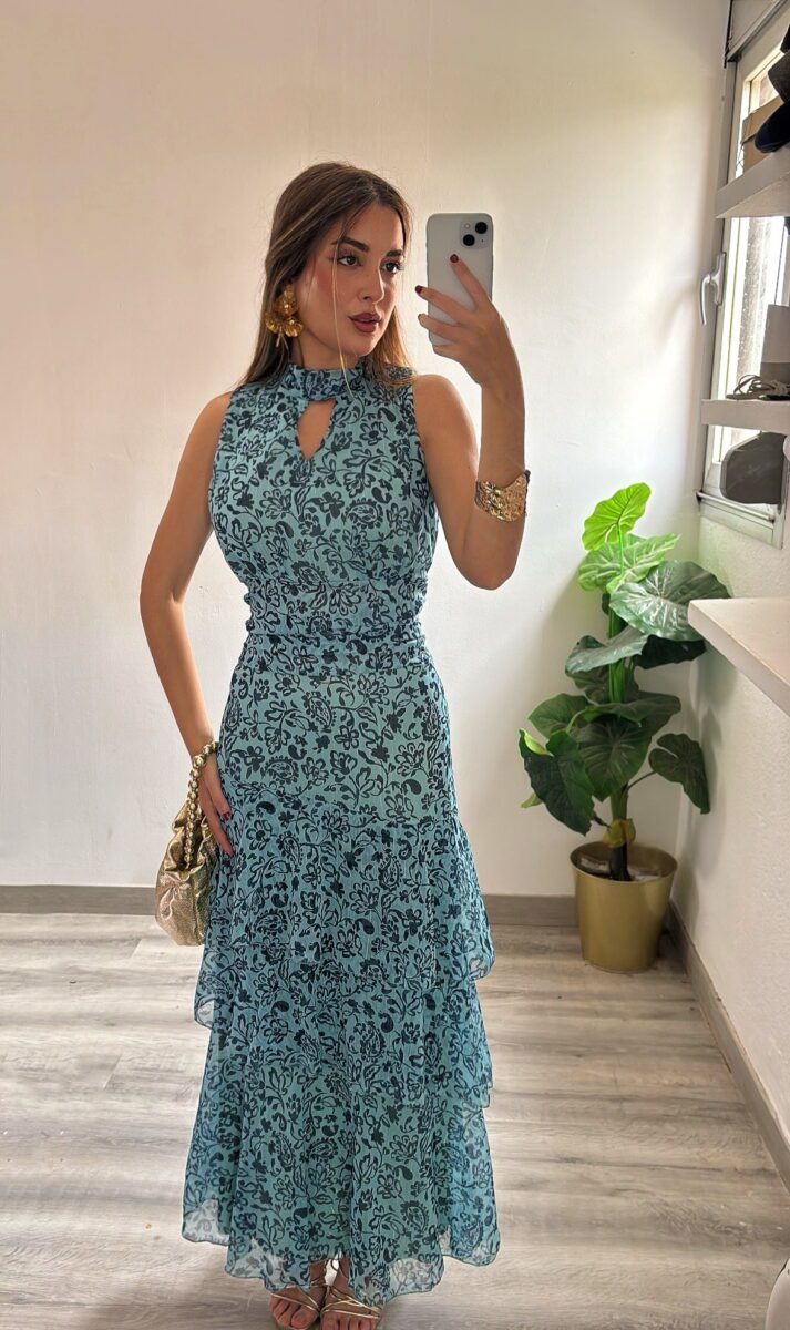vestido ada estampado