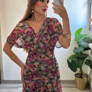 vestido vivi estampado