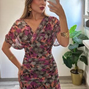 vestido vivi estampado