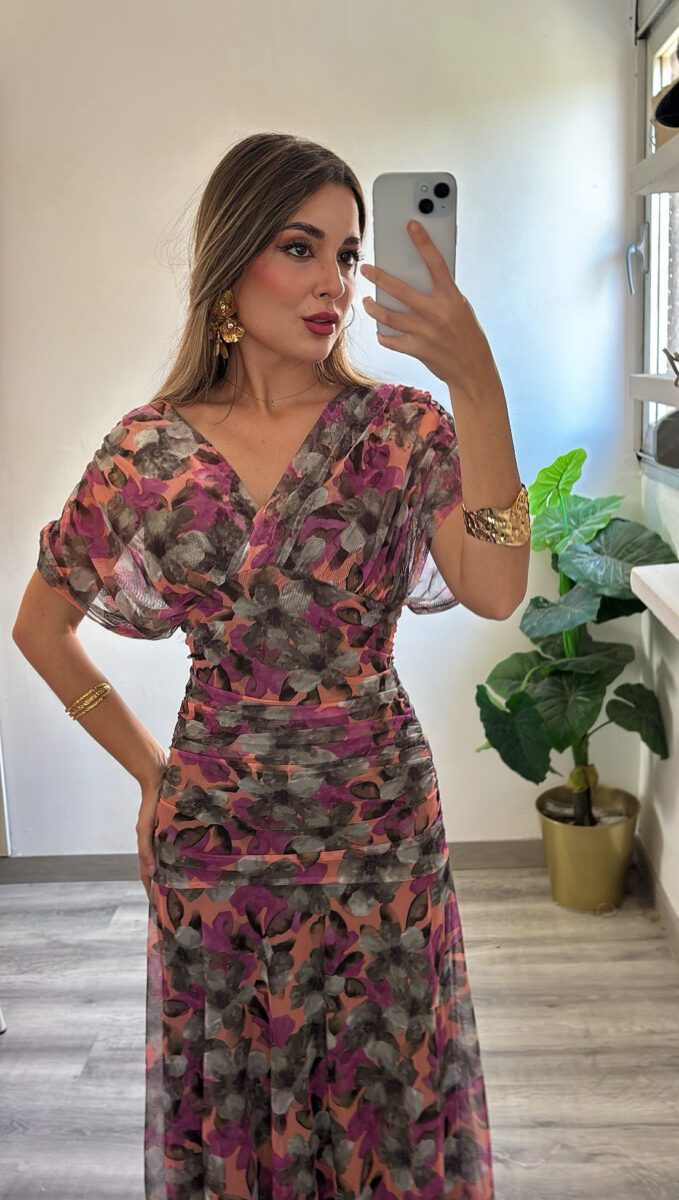 vestido vivi estampado