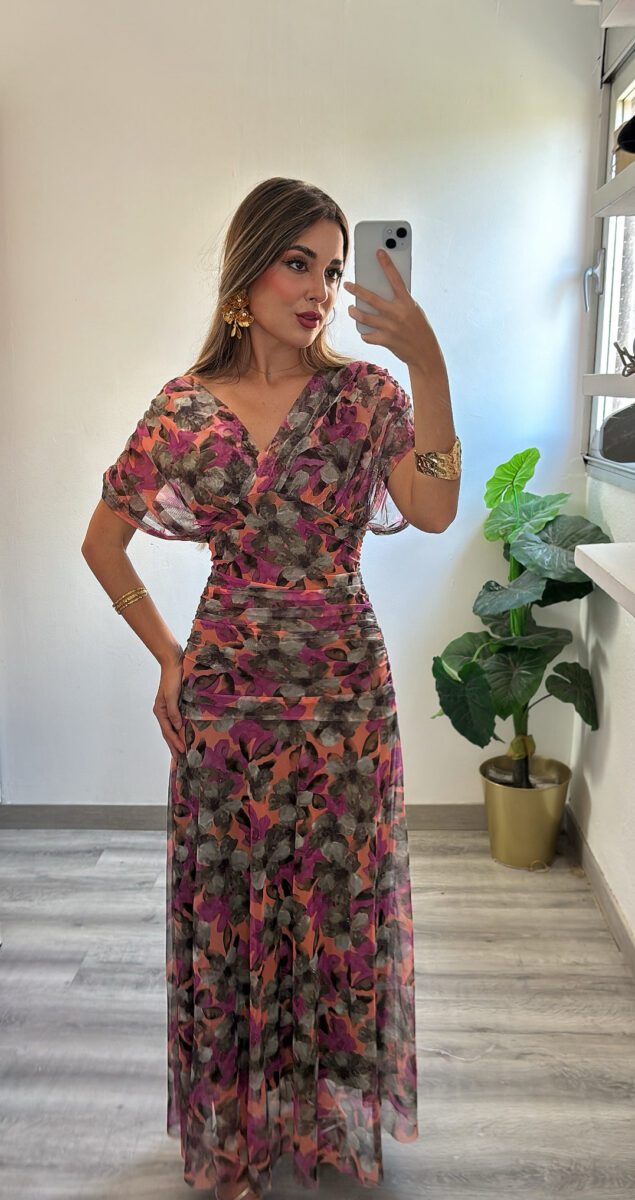 vestido vivi estampado