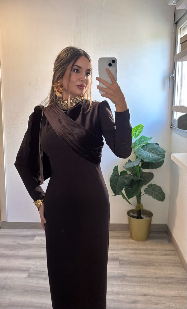 Vestido Amaia terciopelo