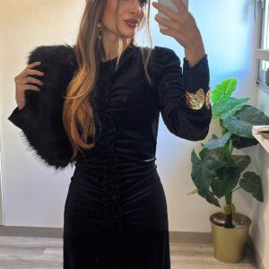 Vestido Clau terciopelo