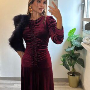 Vestido Clau terciopelo